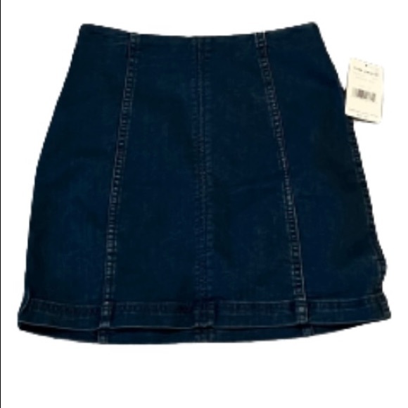 Free People Jean Skirt - Picture 2 of 6